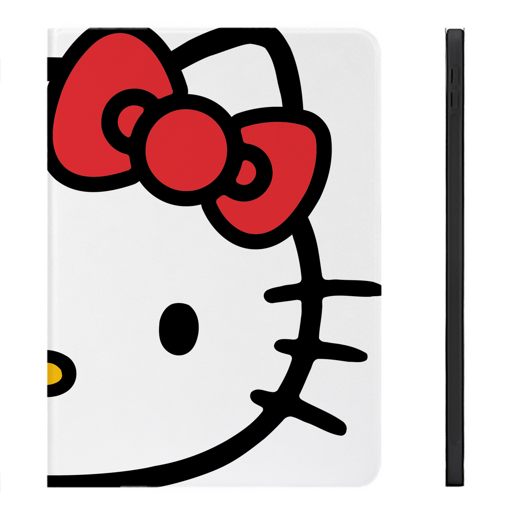 （画像用） Hello Kitty ハローキティ IPadケース ペンホルダー付き ブックスタイルデザイン